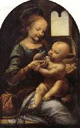 LEONARDO da Vinci The Benois Madonna USA oil painting reproduction